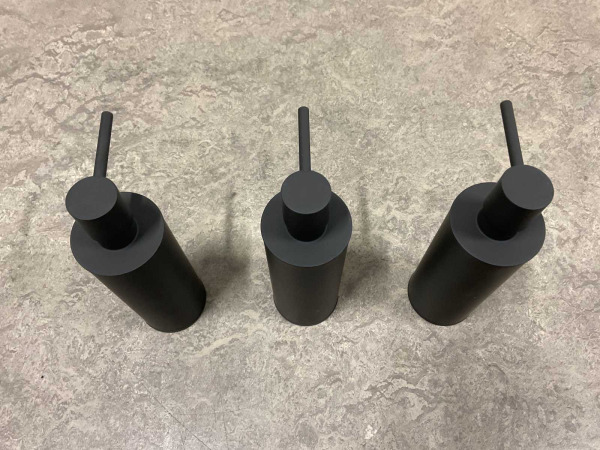 3x Novio zeepdispenser staand 150ml Umea mat zwart – foto 3 – kavel bij XL Auctions