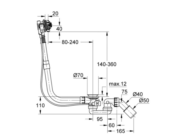 Grohe badafvoer -inloopcombinatie Talentofill supersteel – foto 4 – kavel bij XL Auctions