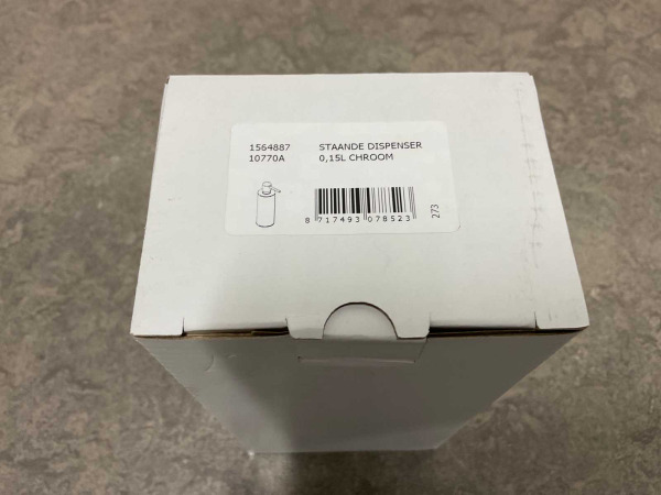 2x Beaux zeepdispenser staand 150ml Ulis chroom – foto 5 – kavel bij XL Auctions
