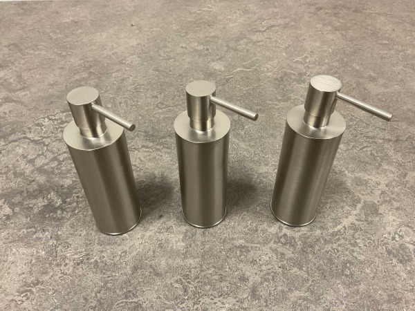 3x Beaux zeepdispenser staand 150ml Ulis geborsteld – foto 5 – kavel bij XL Auctions
