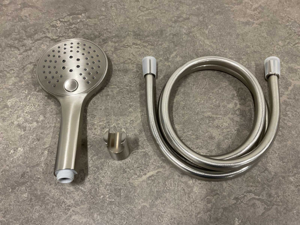 Alterna badset met handdouche en houder mat geborsteld – foto 2 – kavel bij XL Auctions