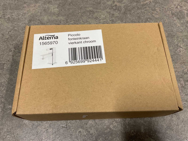 Alterna fonteinkraan vierkant Piccolo chroom – foto 4 – kavel bij XL Auctions