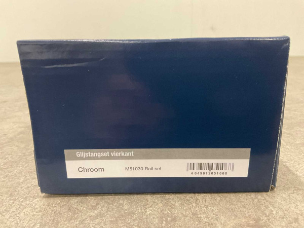 glijstangset met handdouche 95cm vierkant chroom – foto 9 – kavel bij XL Auctions