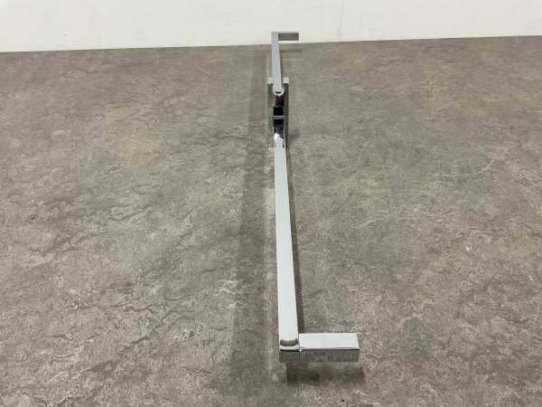 glijstangset met handdouche 95cm vierkant chroom – foto 3 – kavel bij XL Auctions