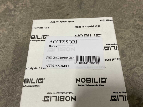 Nobili badkraan wandmontage 20cm Live london grey – foto 4 – kavel bij XL Auctions