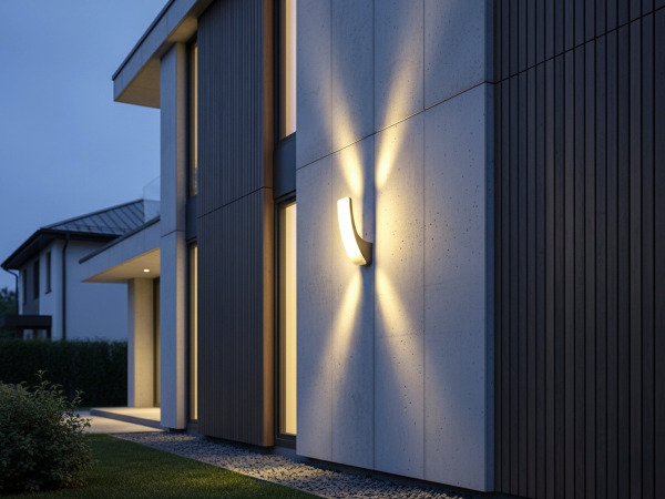 2x 15W LED Wandlamp design zand zwart warm wit waterdicht – foto 4 – kavel bij XL Auctions
