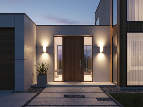 2x 15W LED Wandlamp design zand zwart warm wit waterdicht – foto 5 – kavel bij XL Auctions