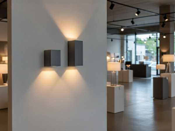 6x Wandlamp modern rechthoekig GU10 fitting zand zwart IP44 – foto 4 – kavel bij XL Auctions