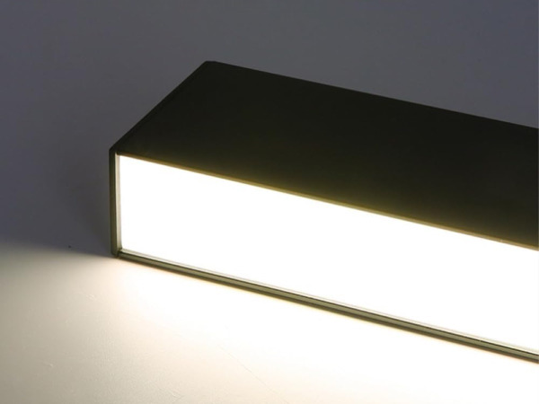 2x 40W LED 120cm Linear Hanglamp 3 kleur licht switch zwart – foto 4 – kavel bij XL Auctions