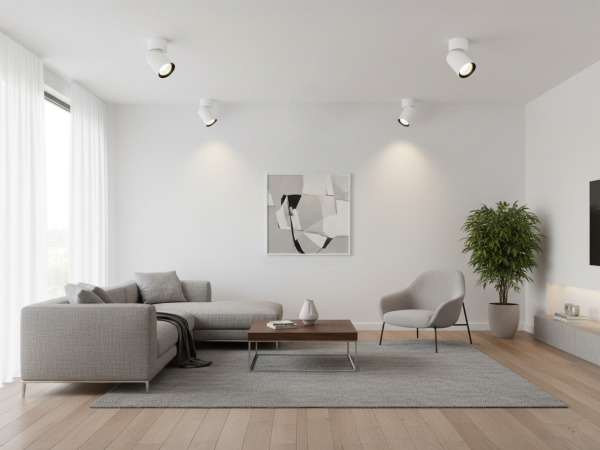 8x GU10 Opbouwspot Armatuur cilinder zand wit en zwart – foto 3 – kavel bij XL Auctions