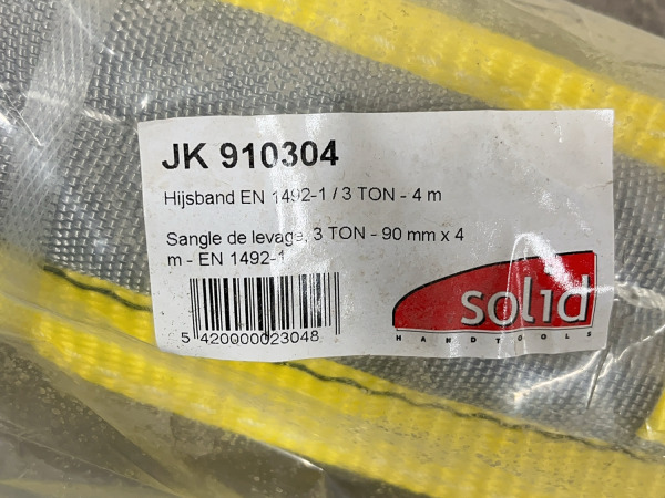 2x Solid hijsbanden diverse set 3-delig – foto 5 – kavel bij XL Auctions