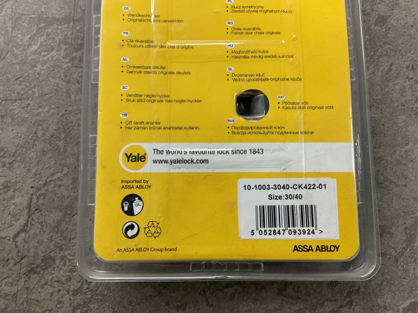 4x Yale knopcilinder 30/40 1000 series – foto 3 – kavel bij XL Auctions