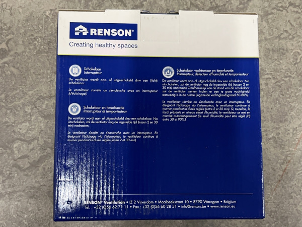 3x Renson muur of plafond ventilator 125mm wit – foto 3 – kavel bij XL Auctions