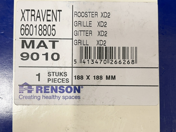 2x Renson luchtafvoerrooster Xtravent basic XD2 – foto 3 – kavel bij XL Auctions