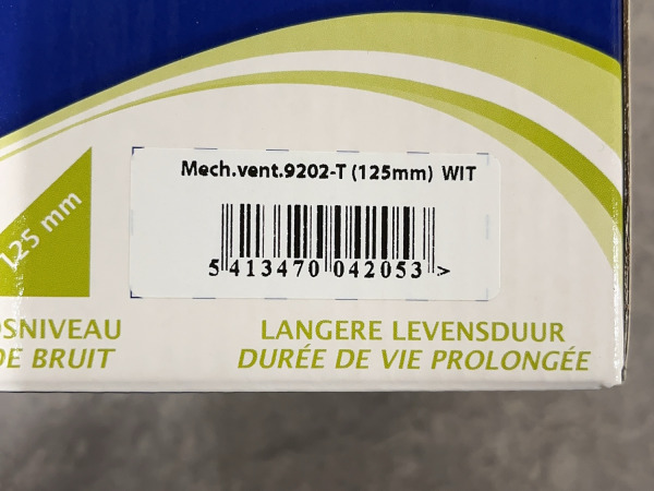 3x Renson muur of plafond ventilator 125mm wit – foto 5 – kavel bij XL Auctions