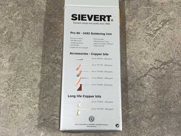 Sievert soldeerboutkop Pro 86 3492 – foto 2 – kavel bij XL Auctions