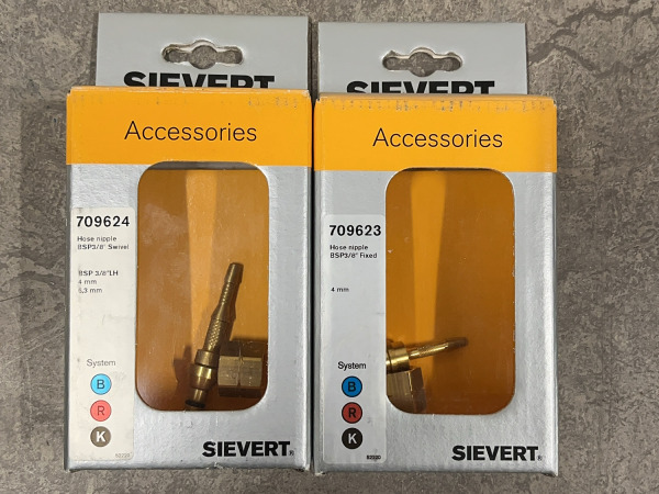 Sievert gasbrander accessoires System B/R/K set 8-delig – foto 5 – kavel bij XL Auctions