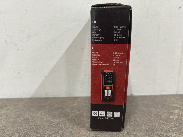 Levelfix digitale afstandsmeter LXD60i – foto 2 – kavel bij XL Auctions