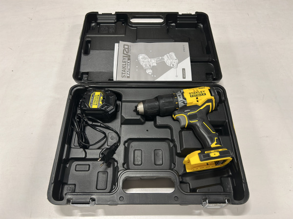 Stanley FatMax schroefklopboormachine V20 18V SFMCD715D2A-QW – foto 5 – kavel bij XL Auctions