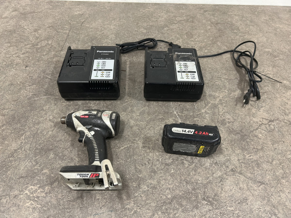 Panasonic accuslagschroevendraaier set EY75A1 – kavel bij XL Auctions