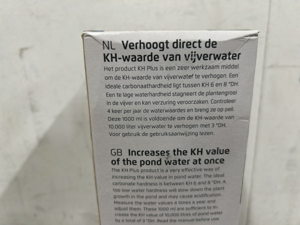 5x Velda waterverbetering 1000ml KH Plus – foto 3 – kavel bij XL Auctions