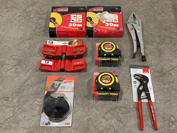 Meet-en handgereedschap set 8-delig – kavel bij XL Auctions