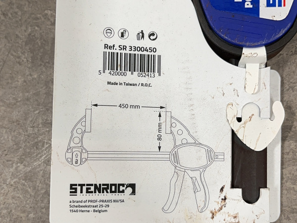 Handgereedschap en lijmklemmen set 8-delig – foto 8 – kavel bij XL Auctions