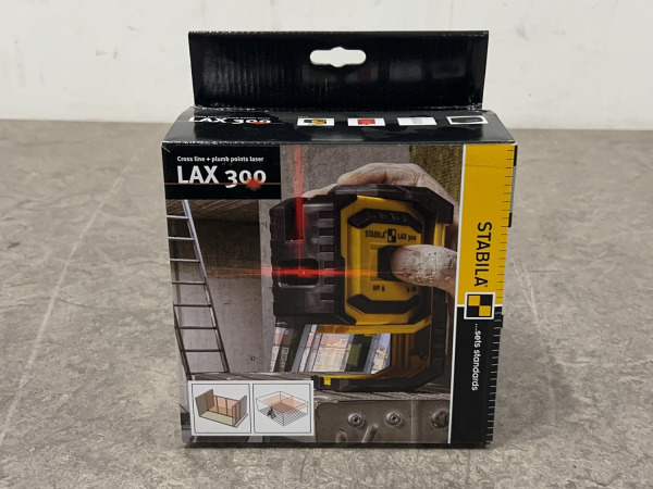 Stabila kruislijnlaser LAX-300 rood – foto 2 – kavel bij XL Auctions