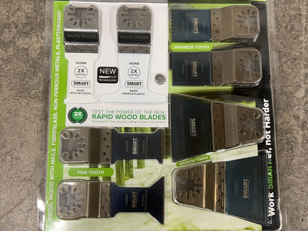 Smart multitoolzaagblad 8-pack Smartpack – foto 2 – kavel bij XL Auctions
