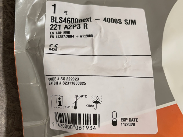 Securx halfgelaatsmasker met twin filters – foto 3 – kavel bij XL Auctions