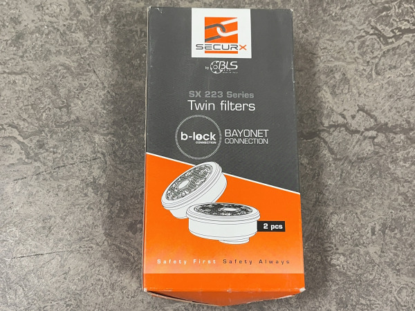 Securx halfgelaatsmasker met twin filters – foto 4 – kavel bij XL Auctions
