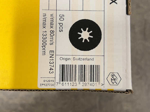 4x Sia schuurschijf P120 ø115mm Sialox 50-pack – foto 5 – kavel bij XL Auctions