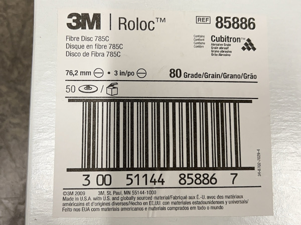 2x Roloc schuurschijf ø75mm P80 50-pack – foto 8 – kavel bij XL Auctions