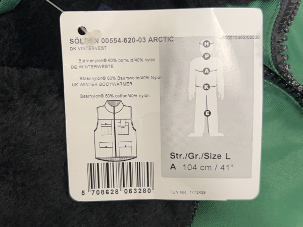 Mascot bodywarmer maat L Solden groen – foto 9 – kavel bij XL Auctions