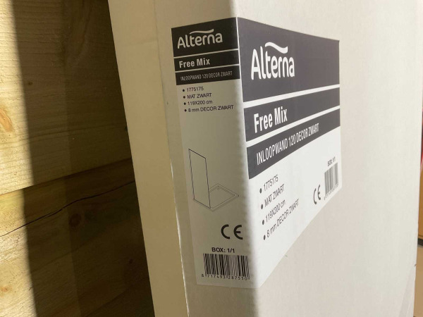 Alterna walk-in 120x200cm Free Mix mat zwart – foto 2 – kavel bij XL Auctions