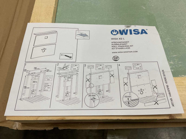 Wisa XS afbouwpakket hoog 118cm incl 2 zijprofielen – foto 5 – kavel bij XL Auctions