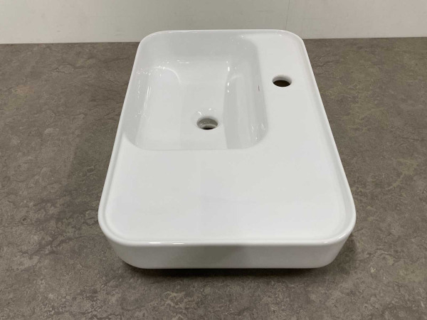 Axent opzetwastafel easyclean 52x35cm Grace wit – foto 5 – kavel bij XL Auctions