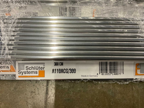 20x Schlüter decoratief profiel 300cm Schiene chroom – foto 3 – kavel bij XL Auctions