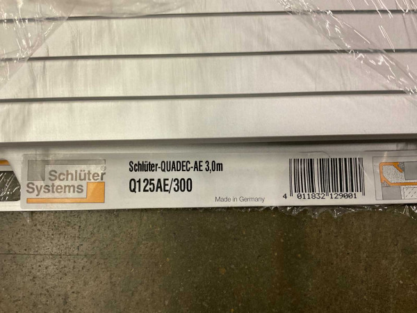 10x Schlüter decortegelprofiel Q125AE 300cm Quadec aluminium – foto 3 – kavel bij XL Auctions