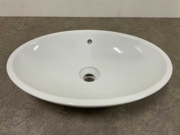 Villeroy & Boch opzetwastafel met plug 58,5x38cm Loop wit – foto 2 – kavel bij XL Auctions