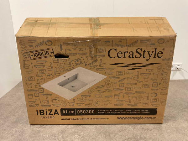 CeraStyle meubelwastafel 81cm Ibiza wit – foto 5 – kavel bij XL Auctions