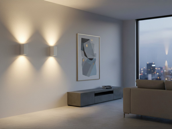 8x Wandlamp rechthoekig GU10 duo fitting wit waterdicht – foto 5 – kavel bij XL Auctions
