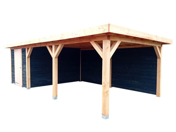 Buitenverblijf met berging 500x900x256cm