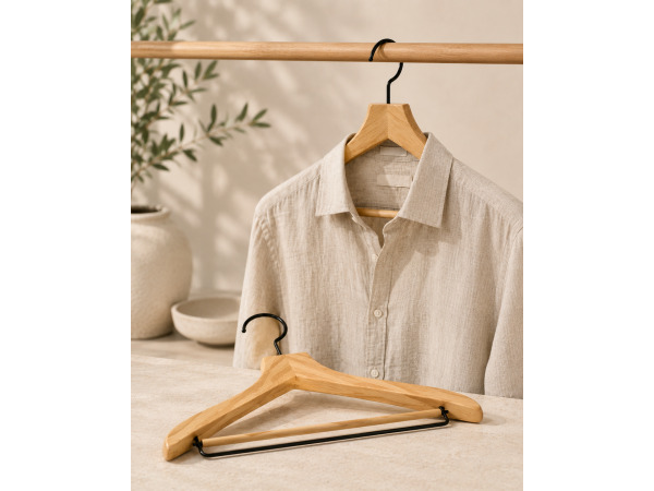 21x Luxe Houten Kledinghangers – foto 3 – kavel bij XL Auctions