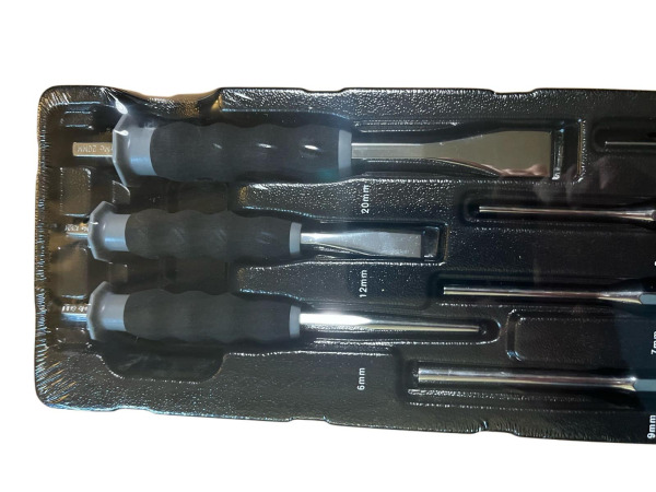 Beitelset 7-delig 3-20 mm Diverse Soorten – foto 2 – kavel bij XL Auctions