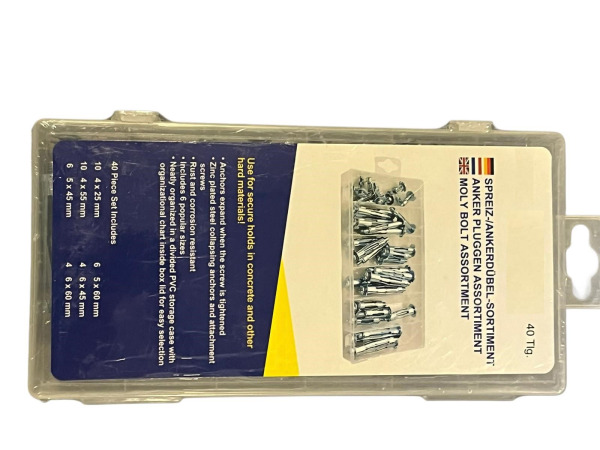 Assortiment Ankerpluggen 40-delig – foto 2 – kavel bij XL Auctions
