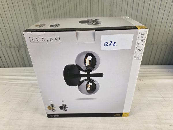 Lucide Tycho dubbel zwart – foto 2 – kavel bij XL Auctions
