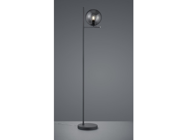 TRIO PURE - Vloerlamp - Antraciet - excl. 1x E14 28W – kavel bij XL Auctions