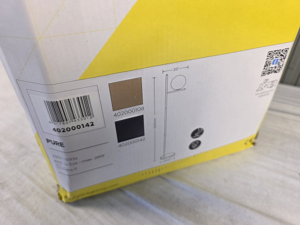 TRIO PURE - Vloerlamp - Antraciet - excl. 1x E14 28W – foto 2 – kavel bij XL Auctions