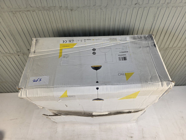 TRIO ROMINO II - Hanglamp - Zwart mat - excl. 1x E27 60W – foto 3 – kavel bij XL Auctions
